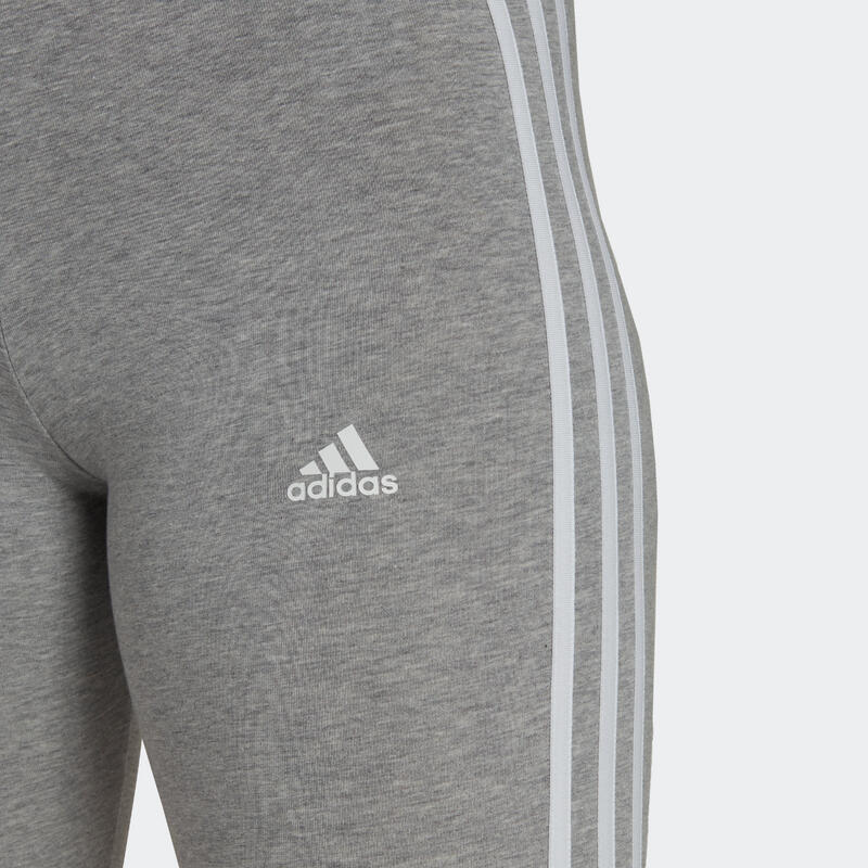 CALÇÕES JUSTOS DE FITNESS ADIDAS MULHER ESSENTIALS CINZENTO