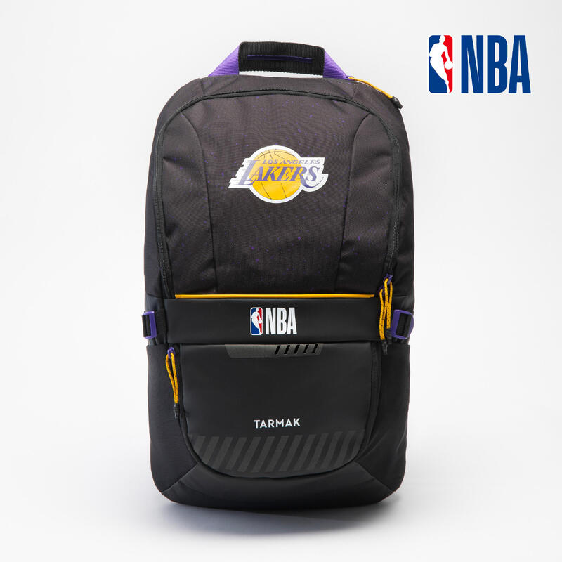 Sac à dos de basketball 25L Los Angeles Lakers - NBA 500 noir