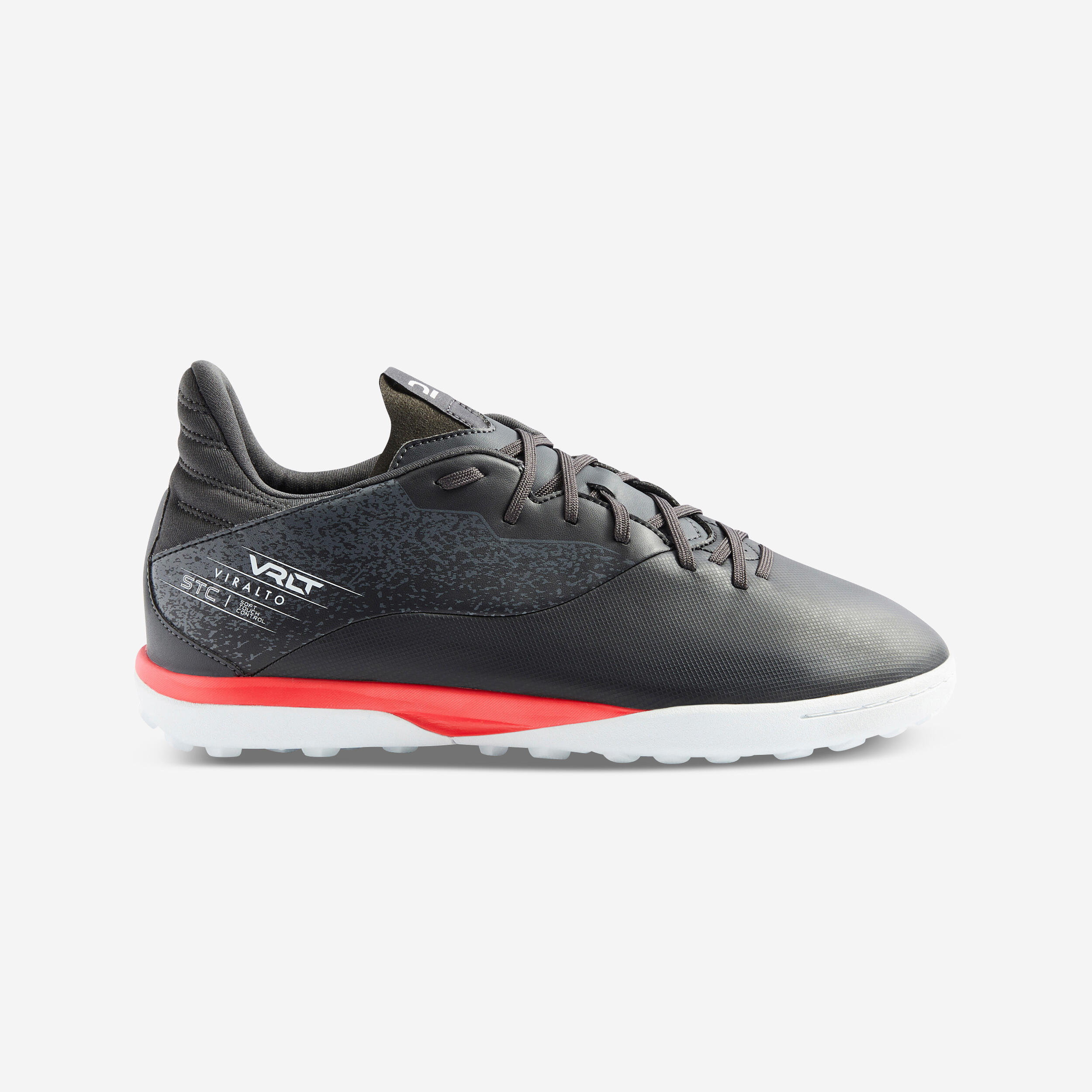 Adult Boots Viralto 1 Turf - Black/Red - Decathlon