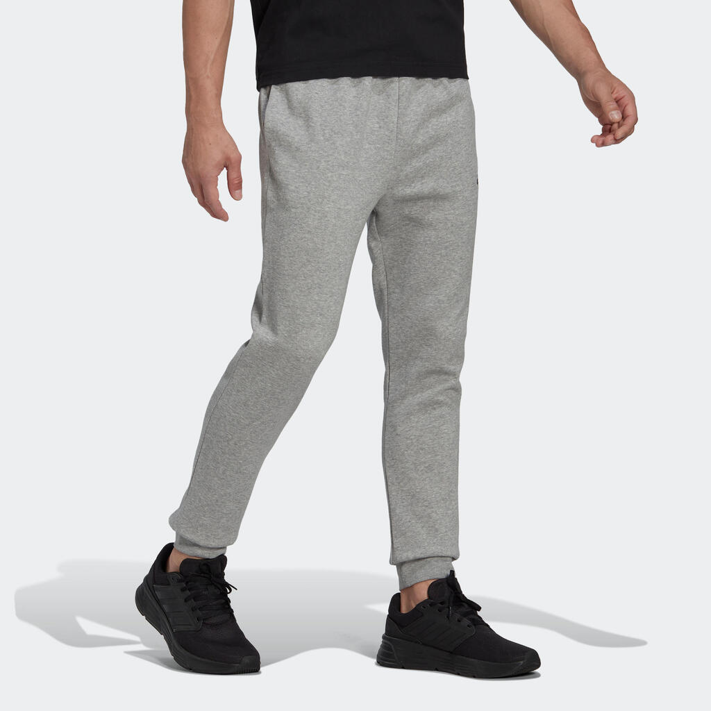 Pánske nohavice na fitness sivé