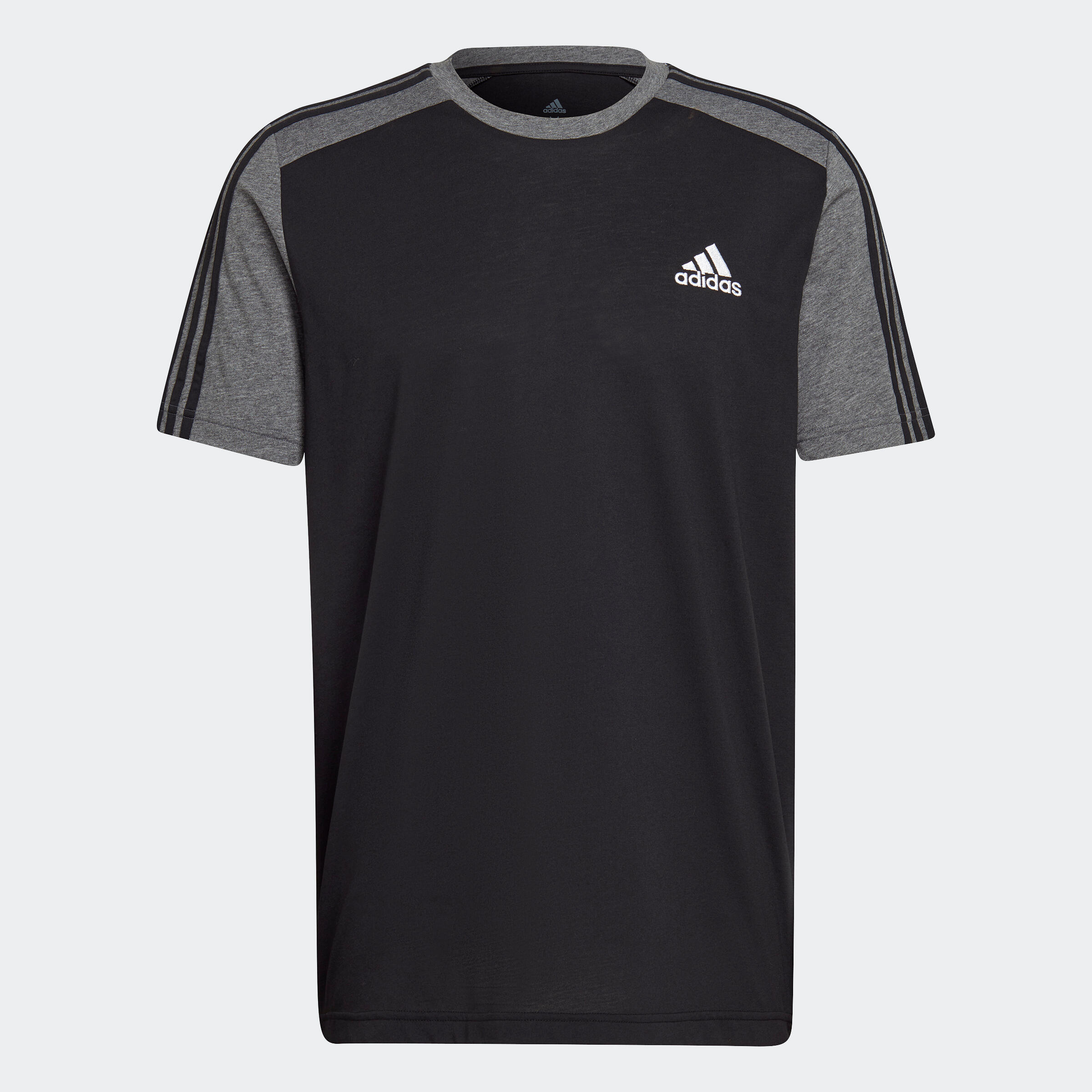 Pánské fitness tričko Adidas černo-šedé 6/11
