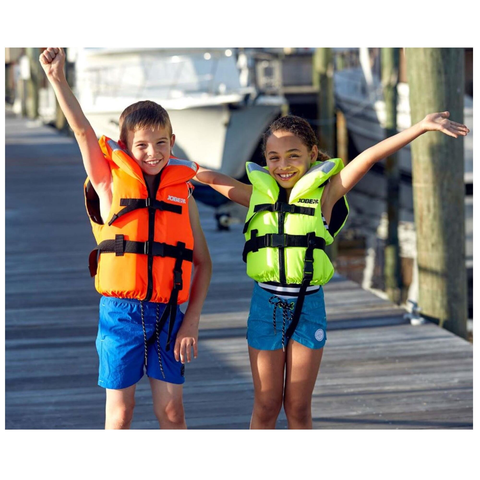 Comfort Boating Life Vest Kids (100N) - Orange 2/4