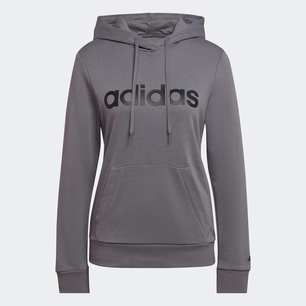 Women's Low-Impact Fitness Hoodie - Grey