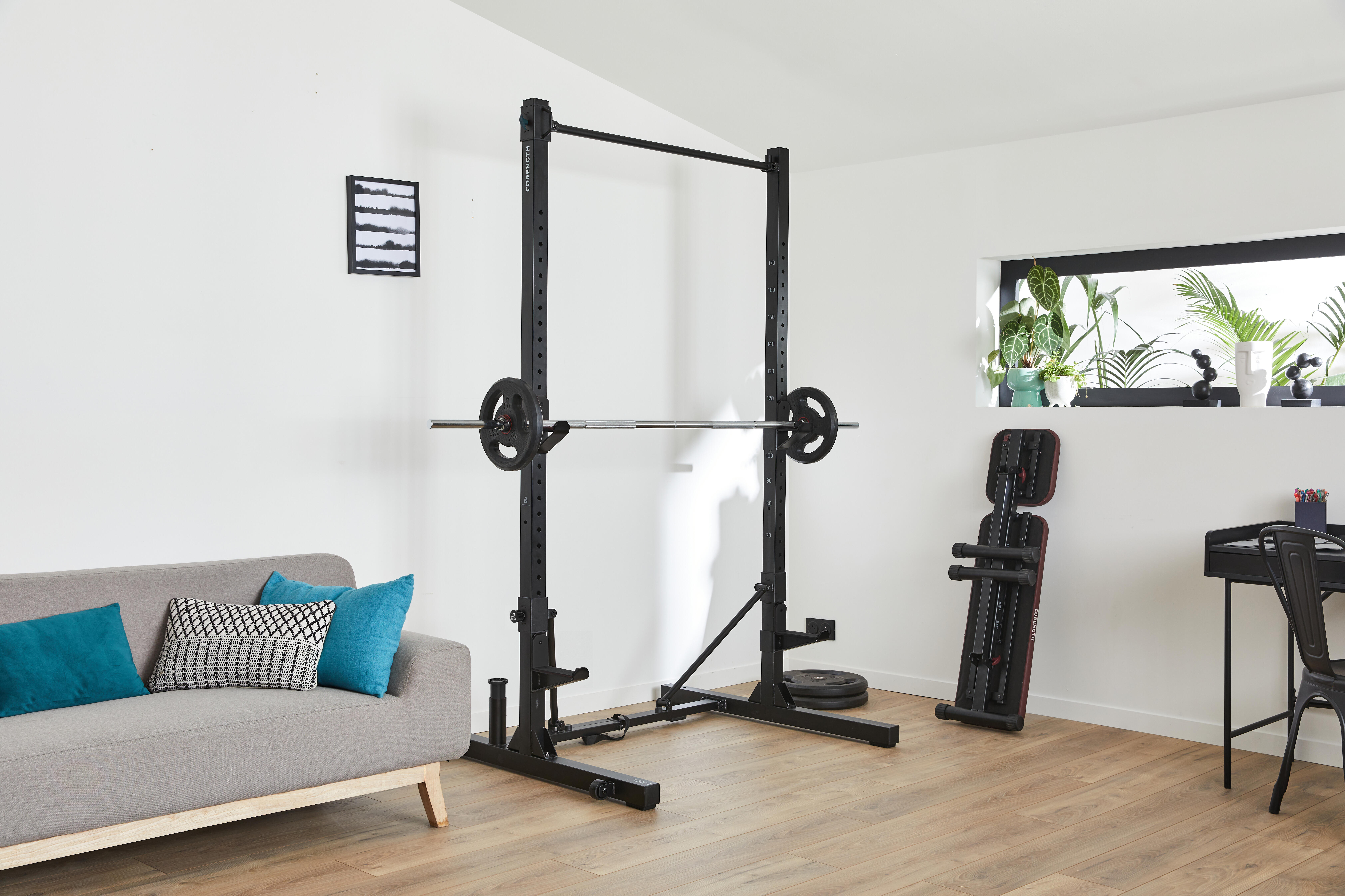 Foldable Compact Weight Training Rack