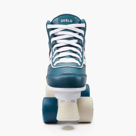 Kids' Roller Skates Quad 100 - Navy Blue