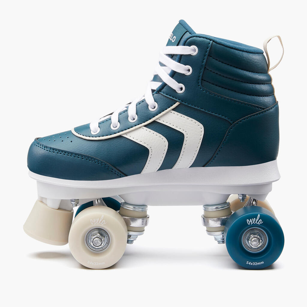 Rollschuhe Kinder - Quad 100 marineblau