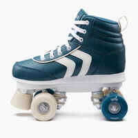 Kids' Roller Skates Quad 100 - Navy Blue