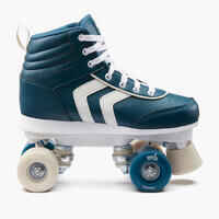 Kids' Roller Skates Quad 100 - Navy Blue