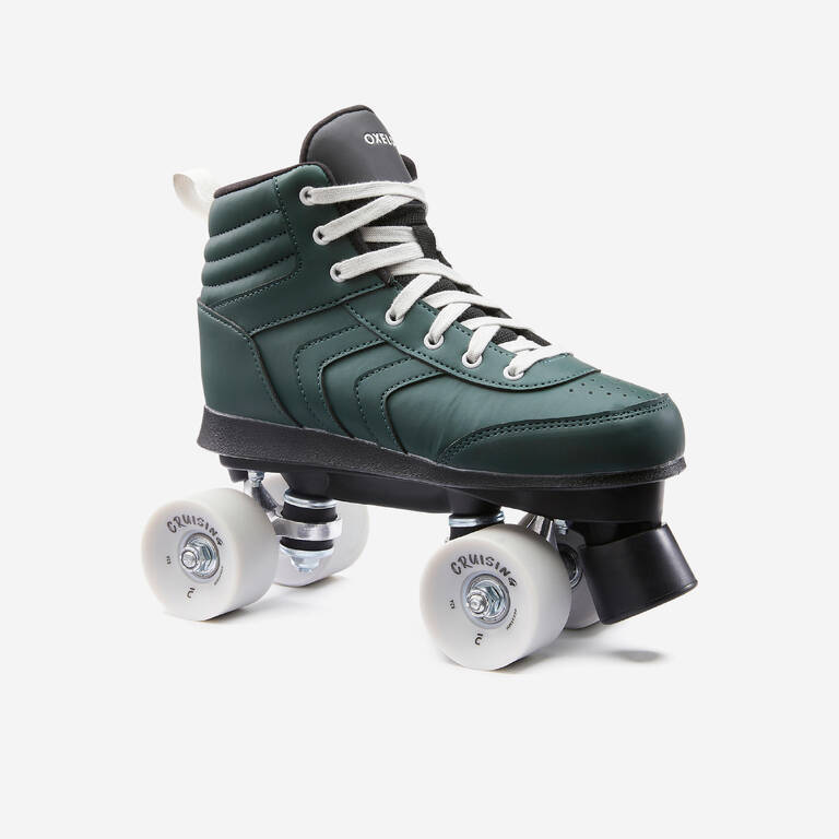 Adult Roller Skates Quad 100 - Green