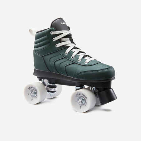 Adult Roller Skates Quad 100 - Green