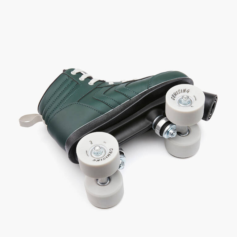 Adult Roller Skates Quad 100 - Green