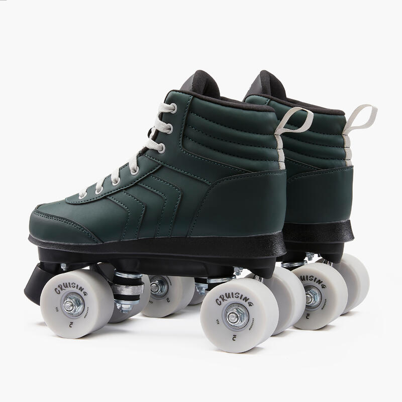 Patins de 4 Rodas adulto Quad 100 VERDE