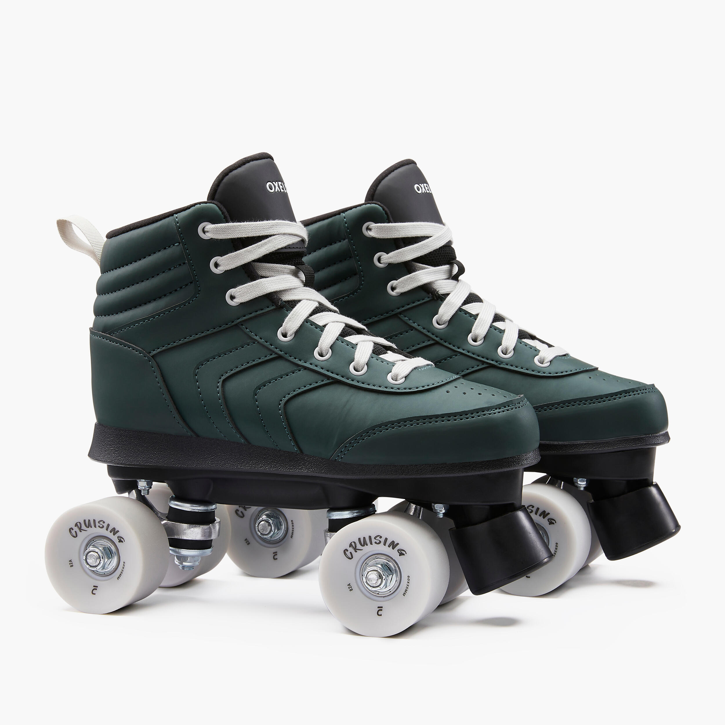 Adult roller skate Quad 100 GREEN