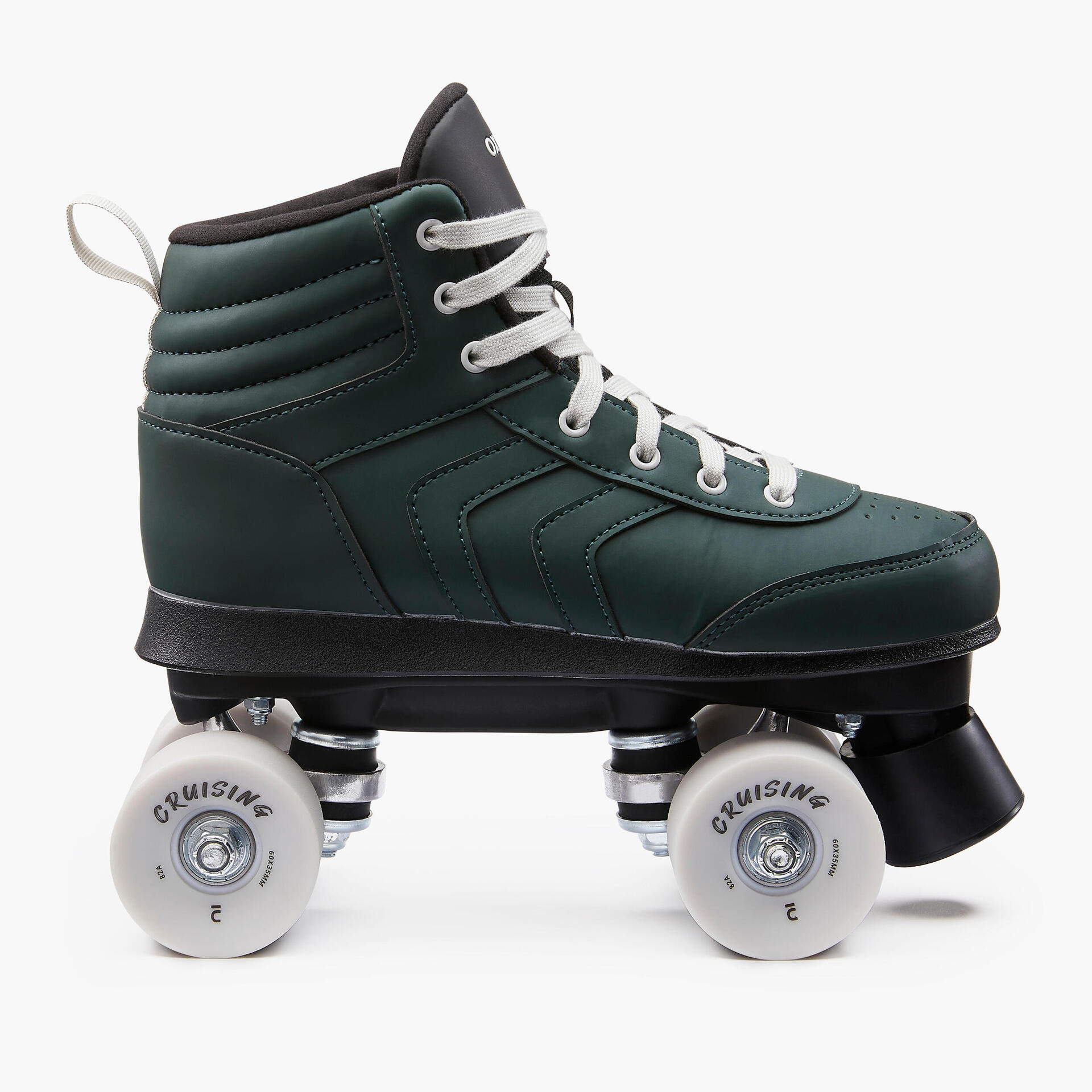 Adult Roller Skates Quad 100 Green