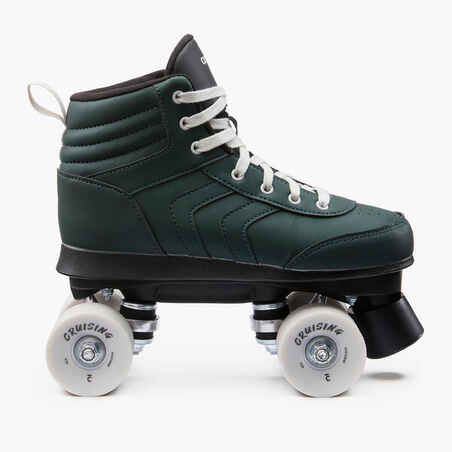 Adult Roller Skates Quad 100 - Green