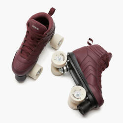 Adult Roller Skates Quad 100 - Burgundy