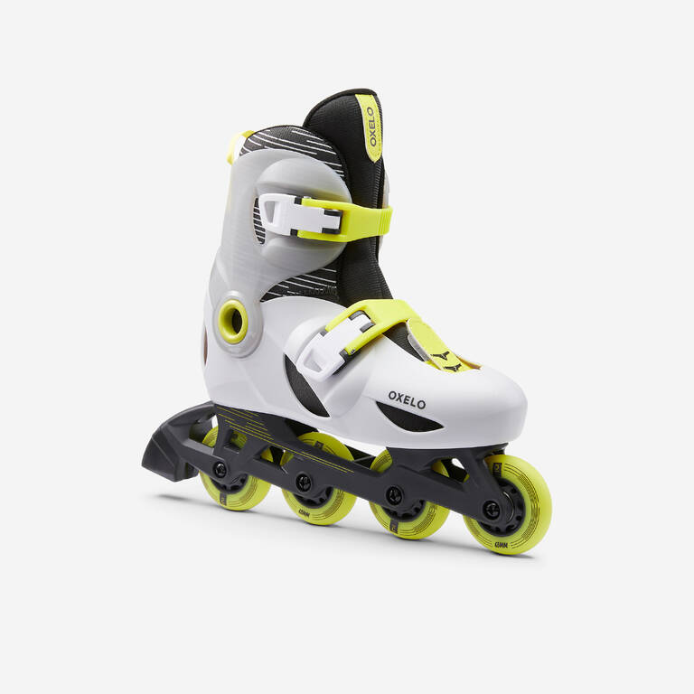 Kids Skating Shoes Inline Play 5 White