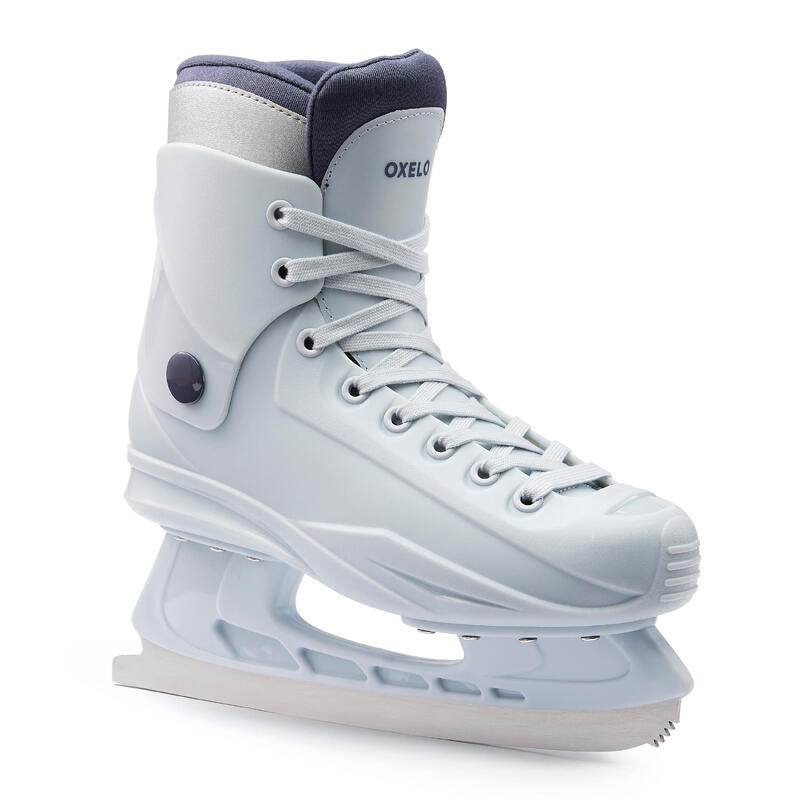 Patines sobre hielo Mujer Oxelo FIT50 Blancos