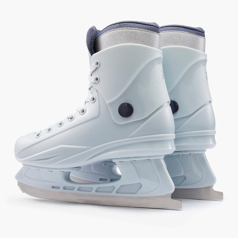 Patines sobre hielo Mujer Oxelo FIT50 Blancos