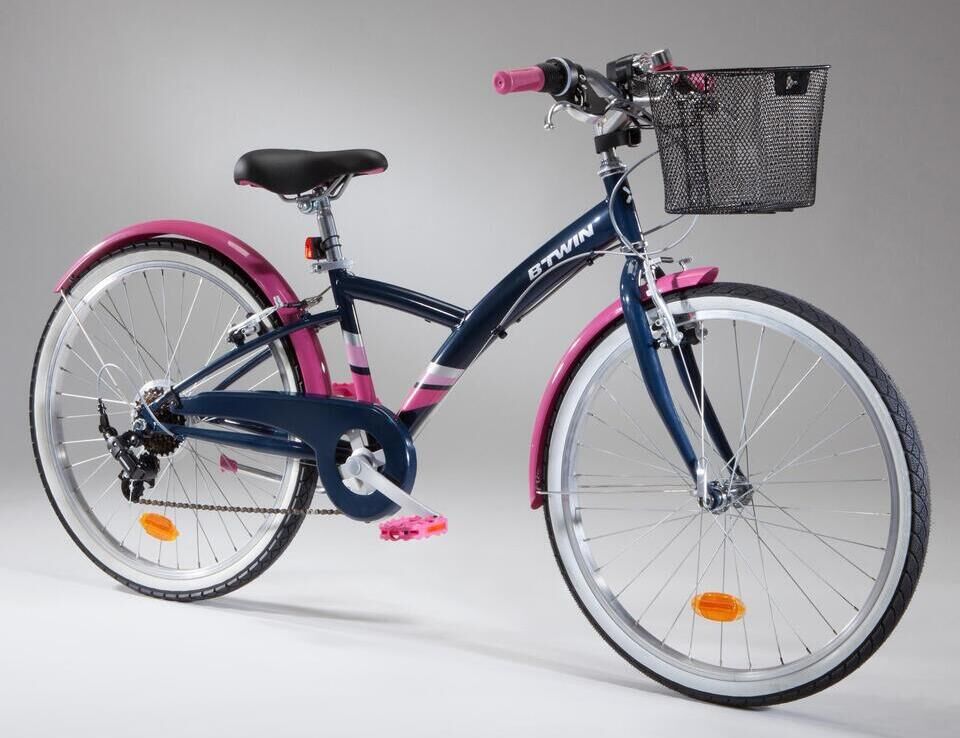 Trekkingrad_24_ pouces_decathlon_rose
