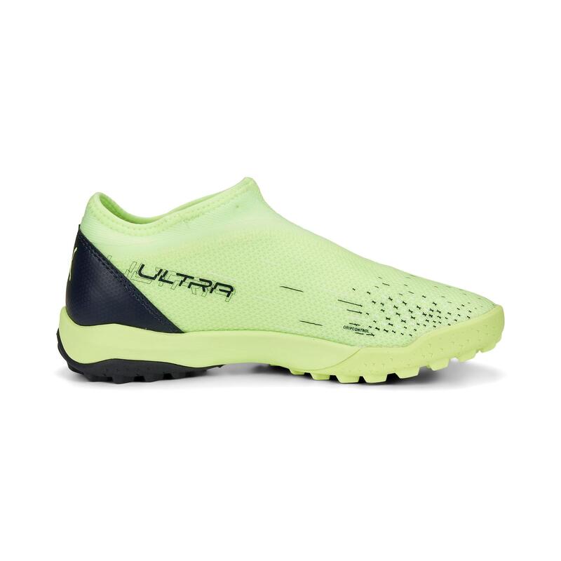 Puma Ultra Match LL TF kind voetbalschoenen zonder veters geel