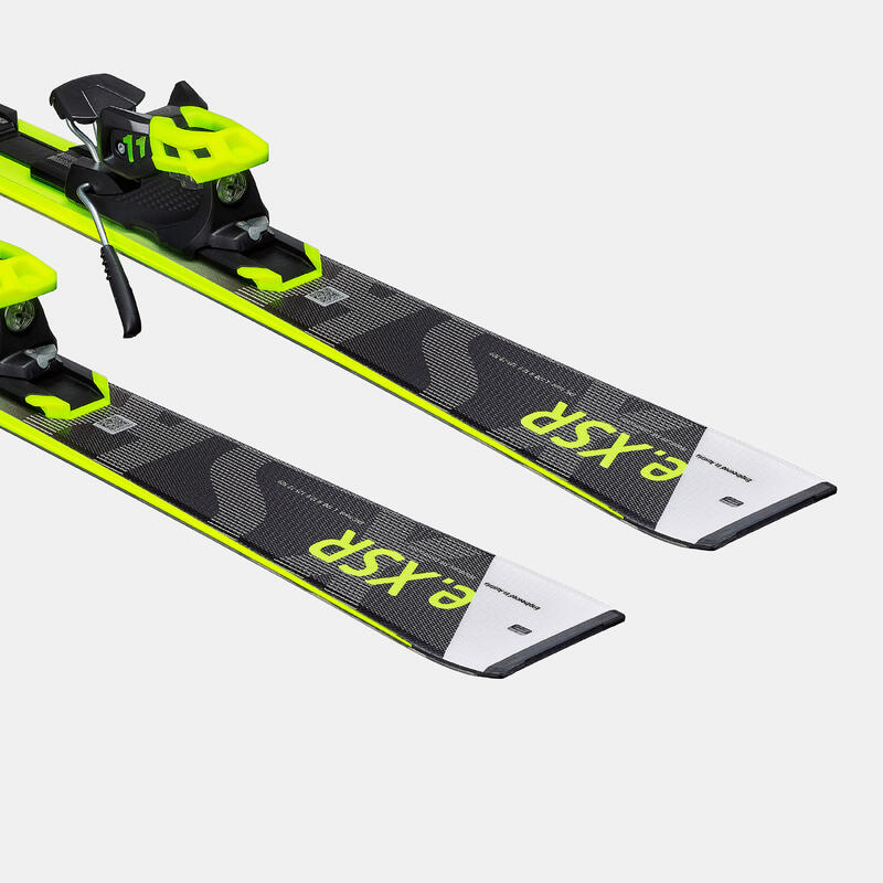 SKI ALPIN HOMME AVEC FIXATION - WORLD CUP REBELS E.XSR - BLANC / JAUNE