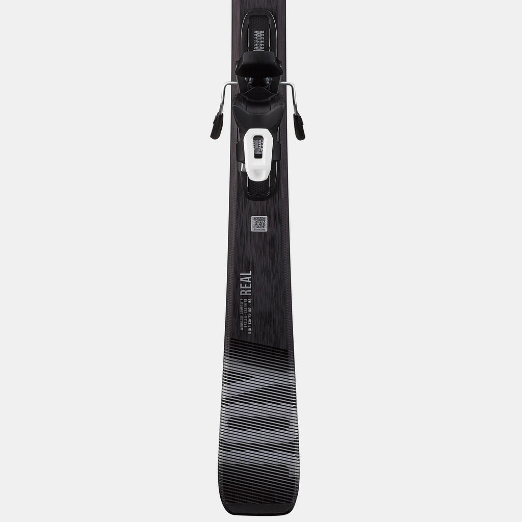 WOMEN’S ALPINE SKI WITH BINDING - HEAD REAL JOY - BLACK