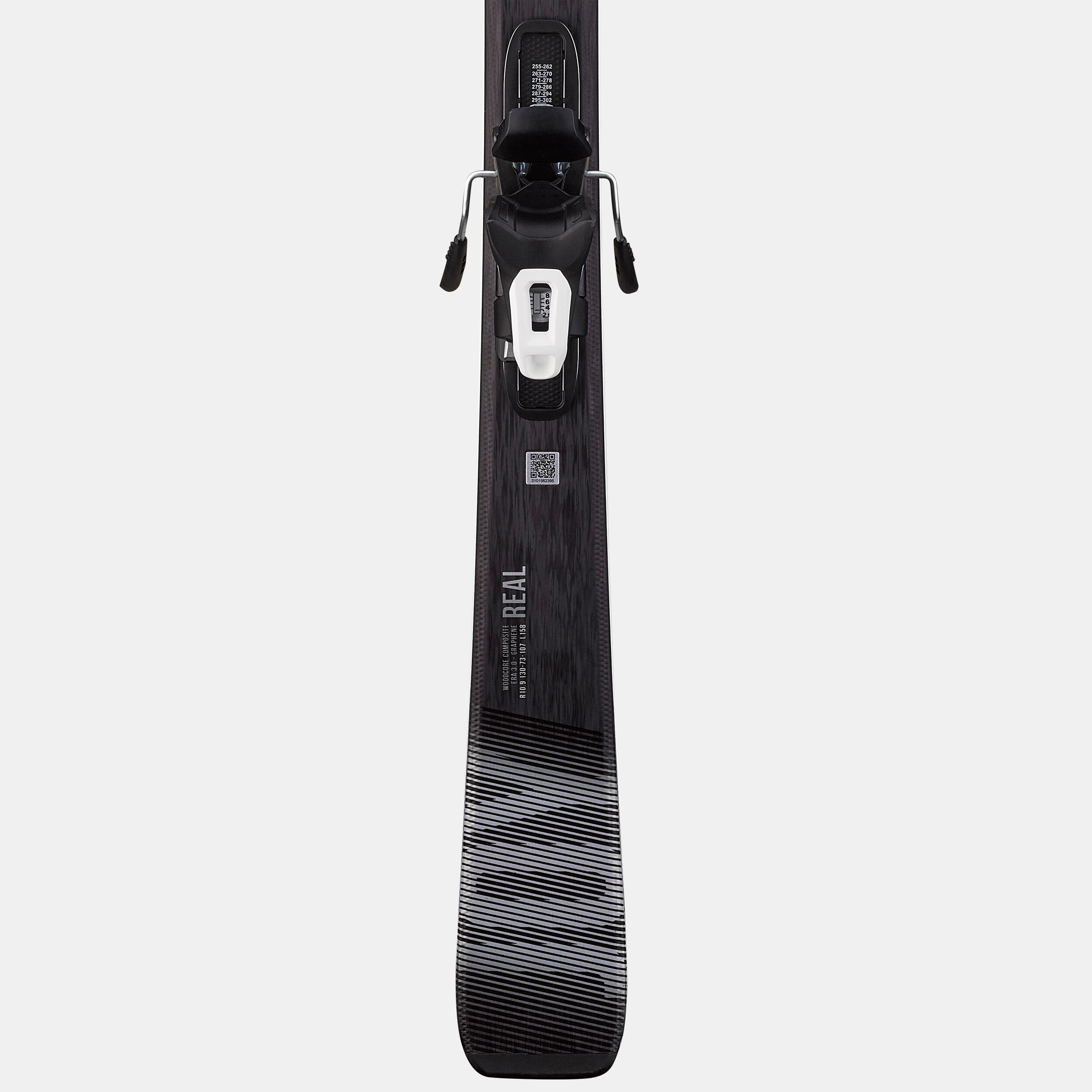 WOMEN’S ALPINE SKI WITH BINDING - HEAD REAL JOY - BLACK 8/10