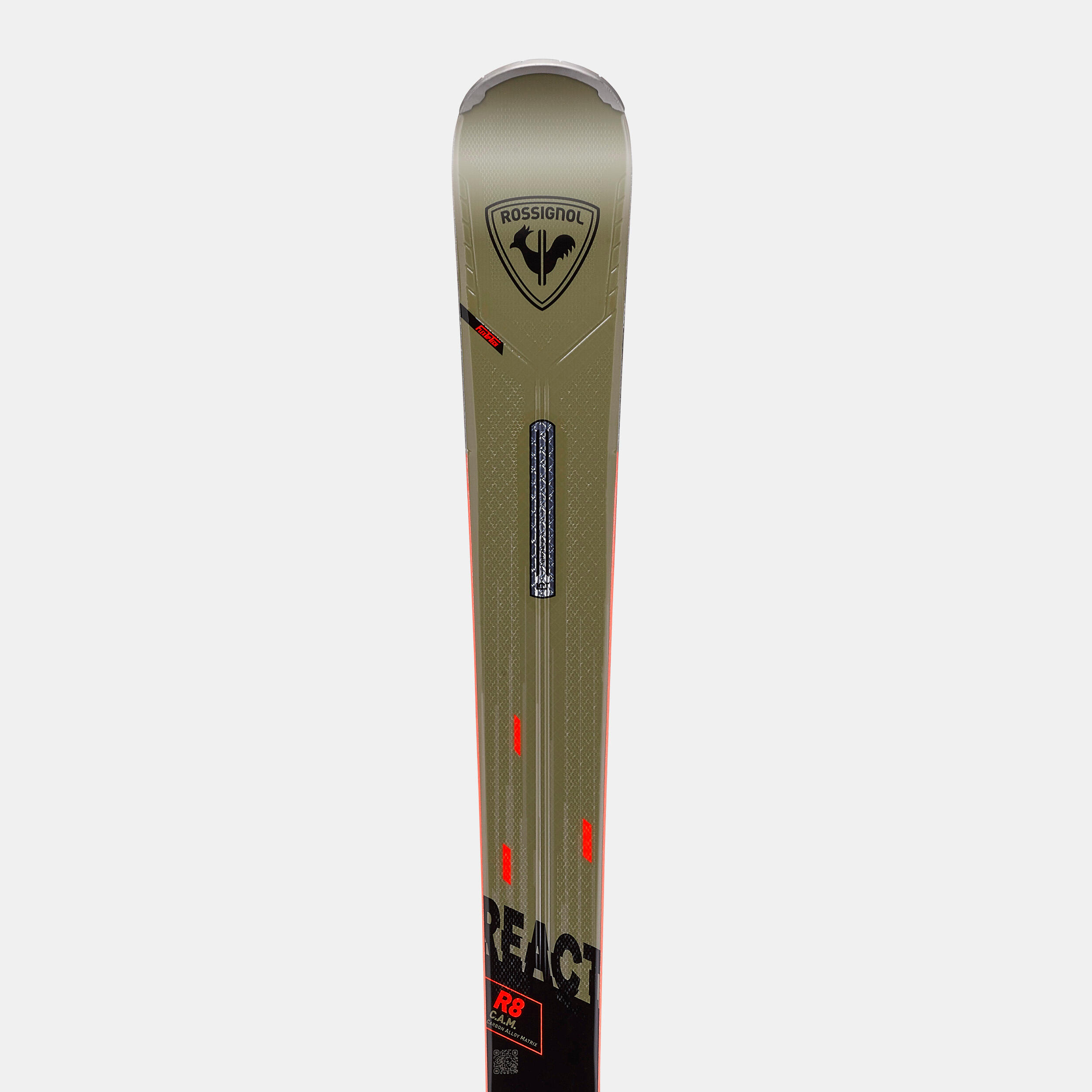 MEN’S ALPINE SKI WITH BINDING - ROSSIGNOL REACT 8 CAM 7/10