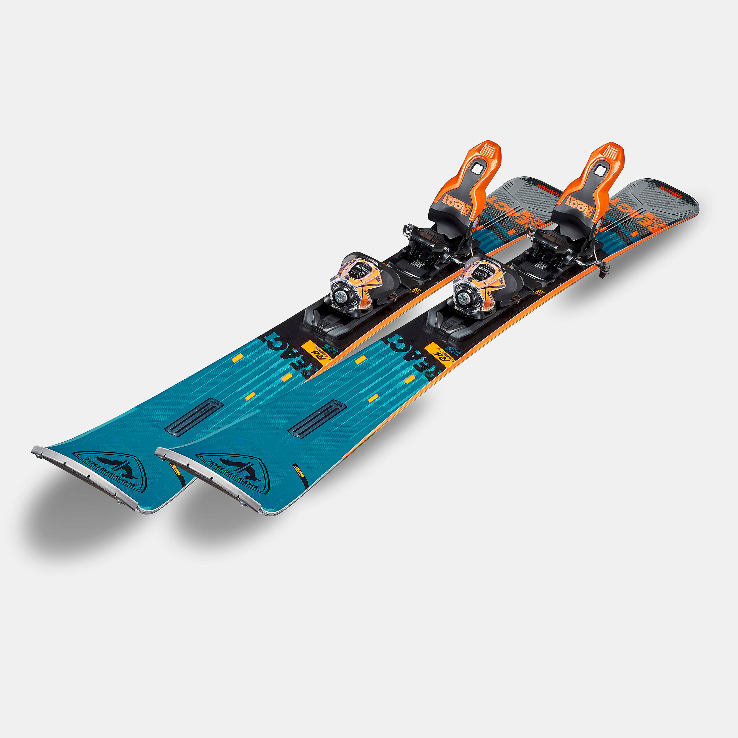 SKI ALPIN HOMME AVEC FIXATION - ROSSIGNOL REACT 6 2/10