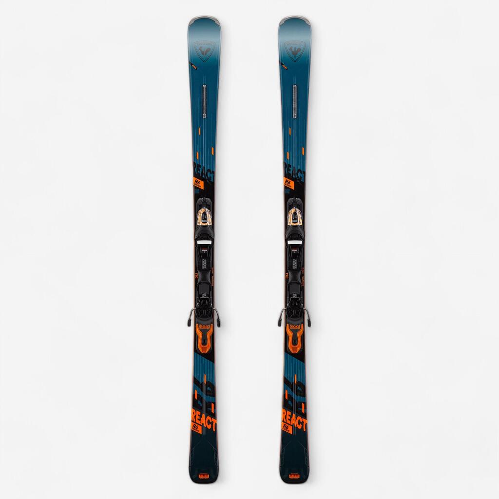 MEN’S ALPINE SKI WITH BINDING - ROSSIGNOL REACT 6