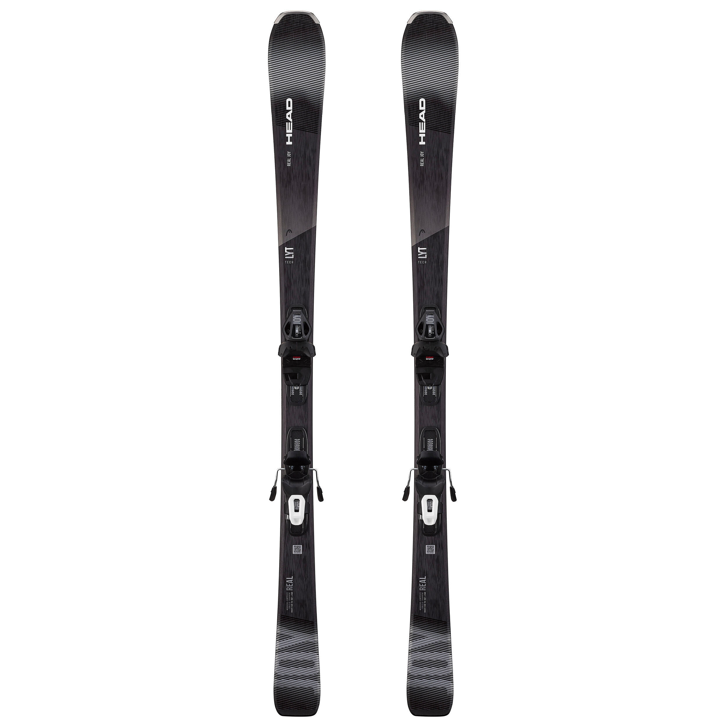 HEAD WOMEN’S ALPINE SKI WITH BINDING - HEAD REAL JOY - BLACK