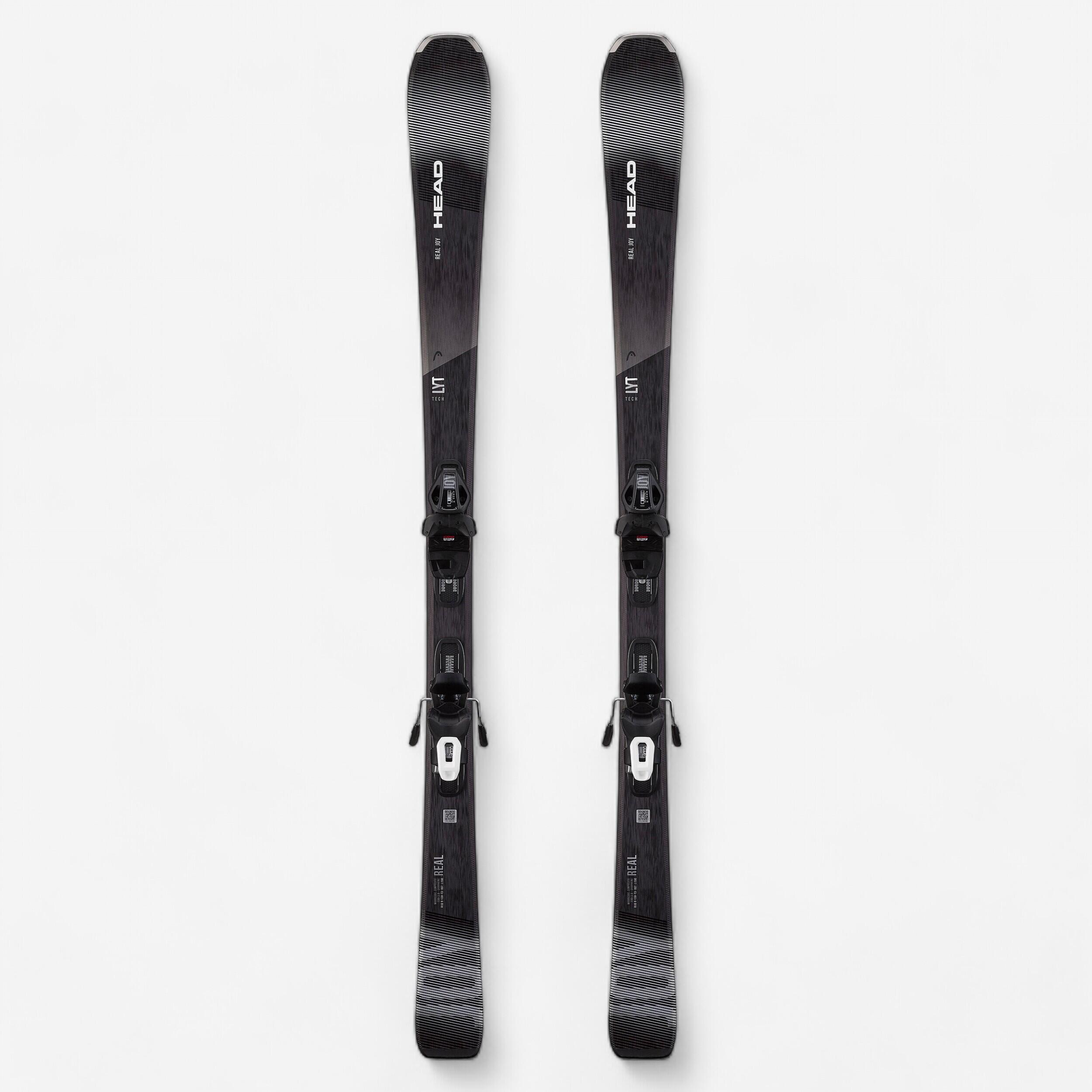 SKI ALPIN FEMME AVEC FIXATION HEAD REAL JOY NOIR HEAD Decathlon