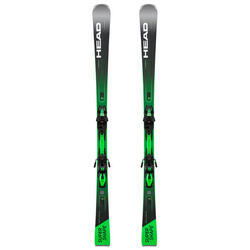 SKI ALPIN HOMME AVEC FIXATION / HEAD SUPERSHAPE E-MAGNUM NOIR VERT