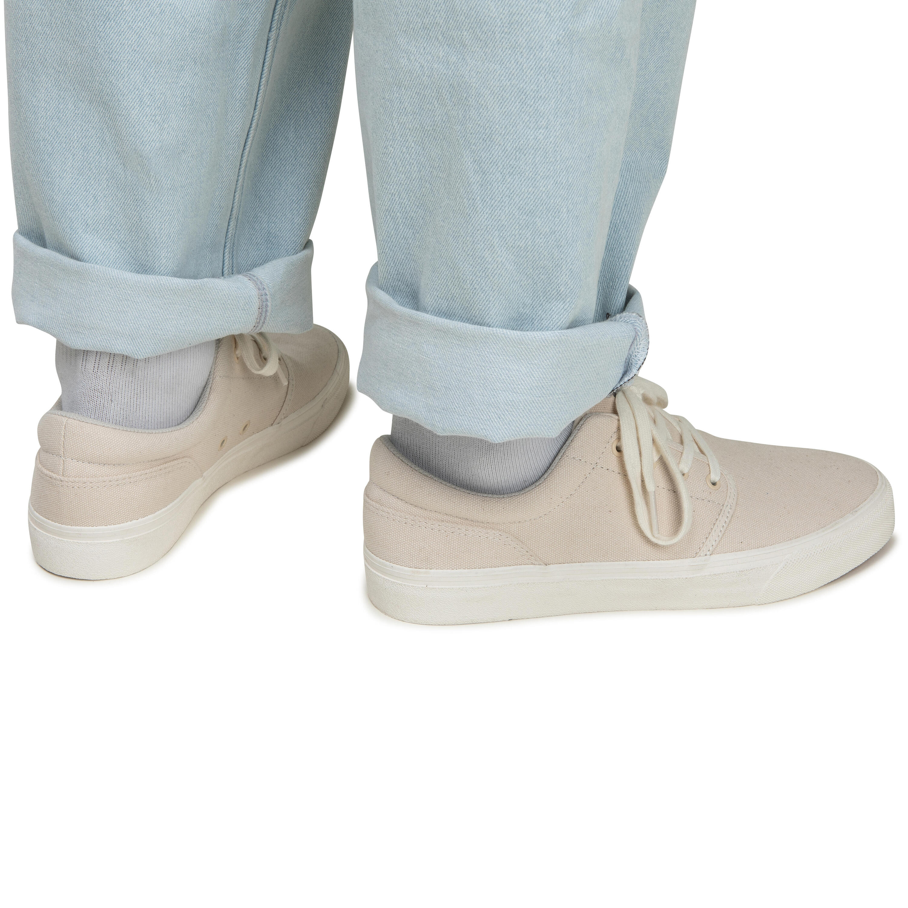 Chaussures basses skateboard-longboard adulte VULCA 100 grège 3/26