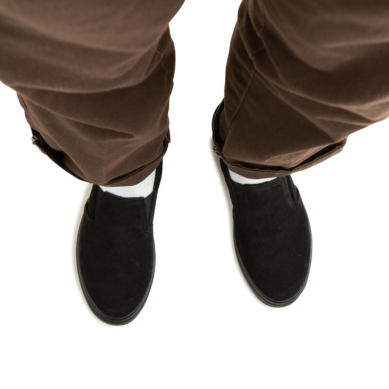 Lage slip-on skateschoenen voor volwassenen Vulca 500 zwart