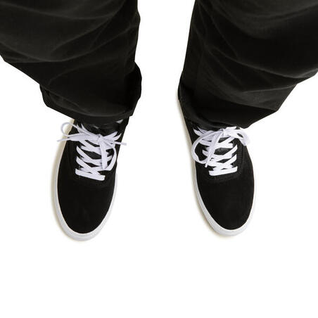 Crno-bele cipele za skejtbording za odrasle VULCA 500 II