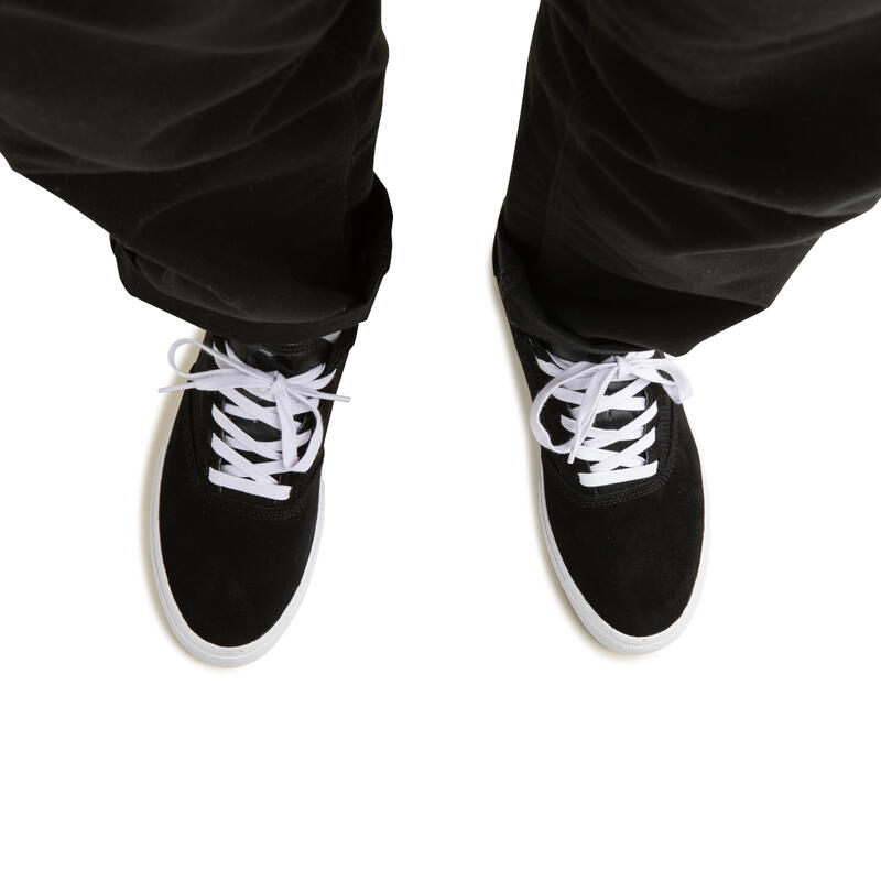 Calçado Vulcanizado de Skate Adulto VULCA 500 II Preto/Branco