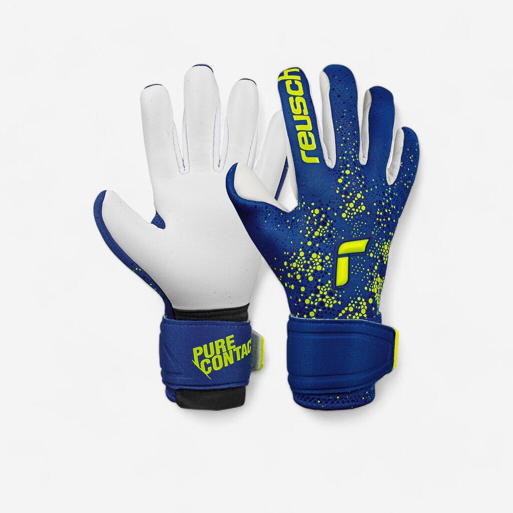 Adult Goalkeeper Gloves Pure Contact - Gold