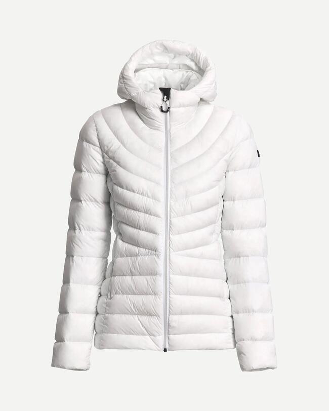 Women’s mountain trekking hooded down jacket - MT500 -10°C