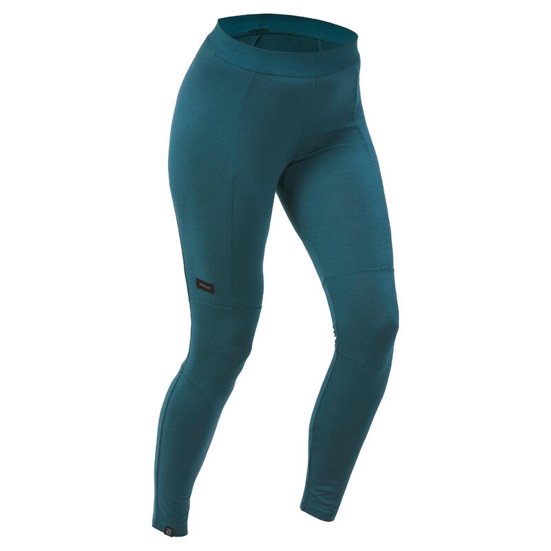 Legging sous-vêtement en laine mérinos de trek montagne Femme - MT500