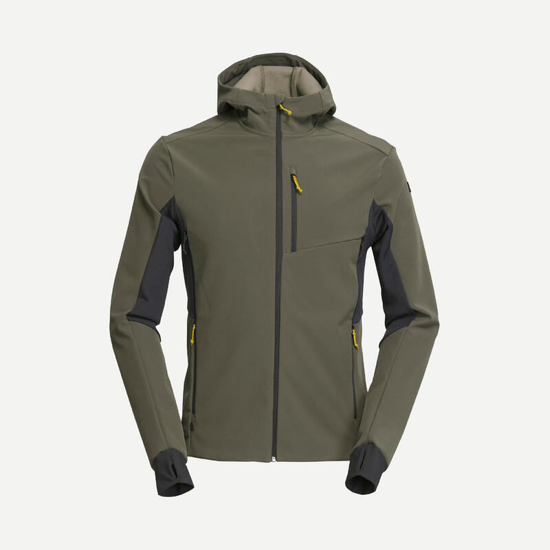 Softshell trekking uomo MT500 nero