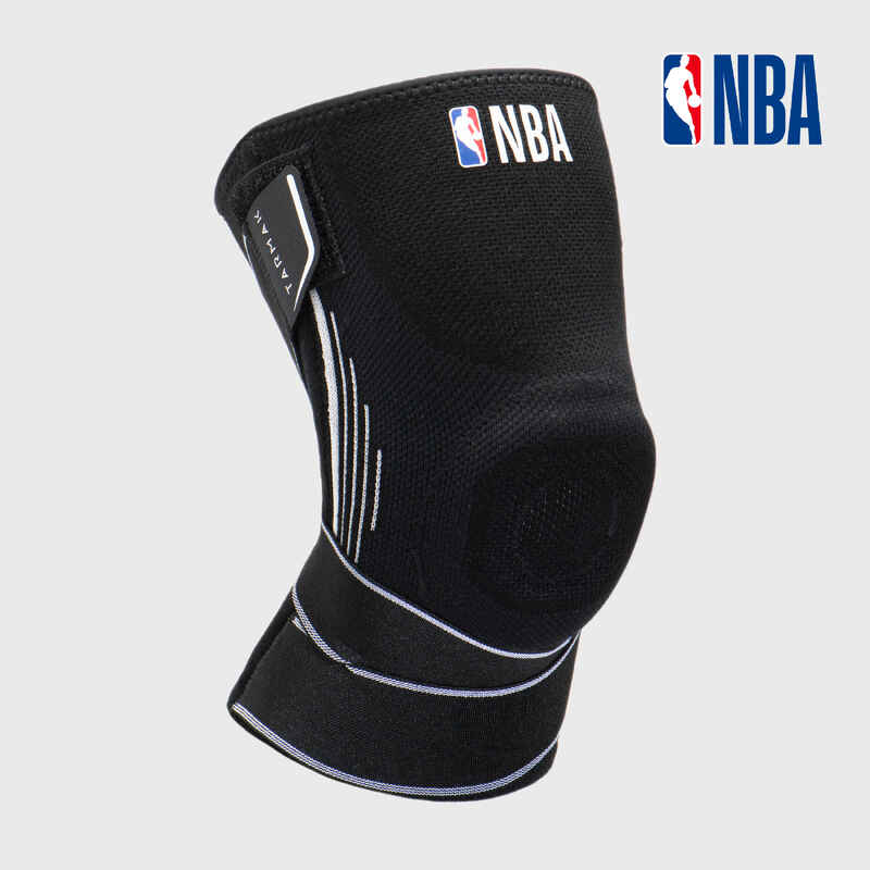 Adult Right/Left Knee Support Mid 500 NBA - Black
