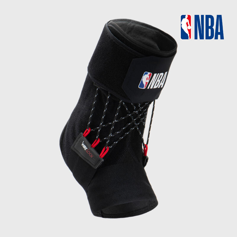 2 Rodilleras Protección Baloncesto Tarmak KP500 NBA Adulto Negro