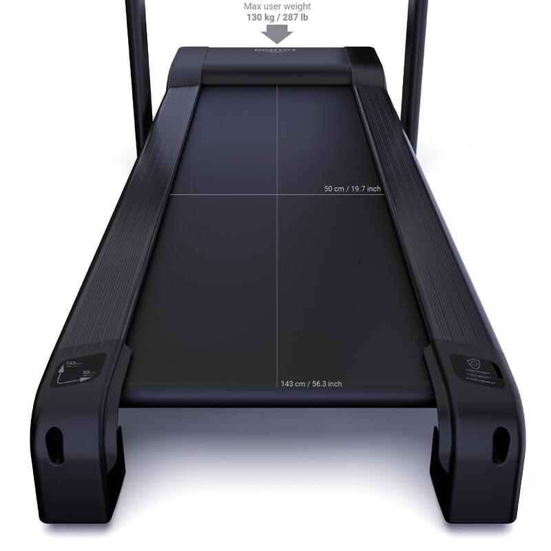 Passadeira de Corrida T900D Conectada e Eficaz, 18km/h, 50x143cm