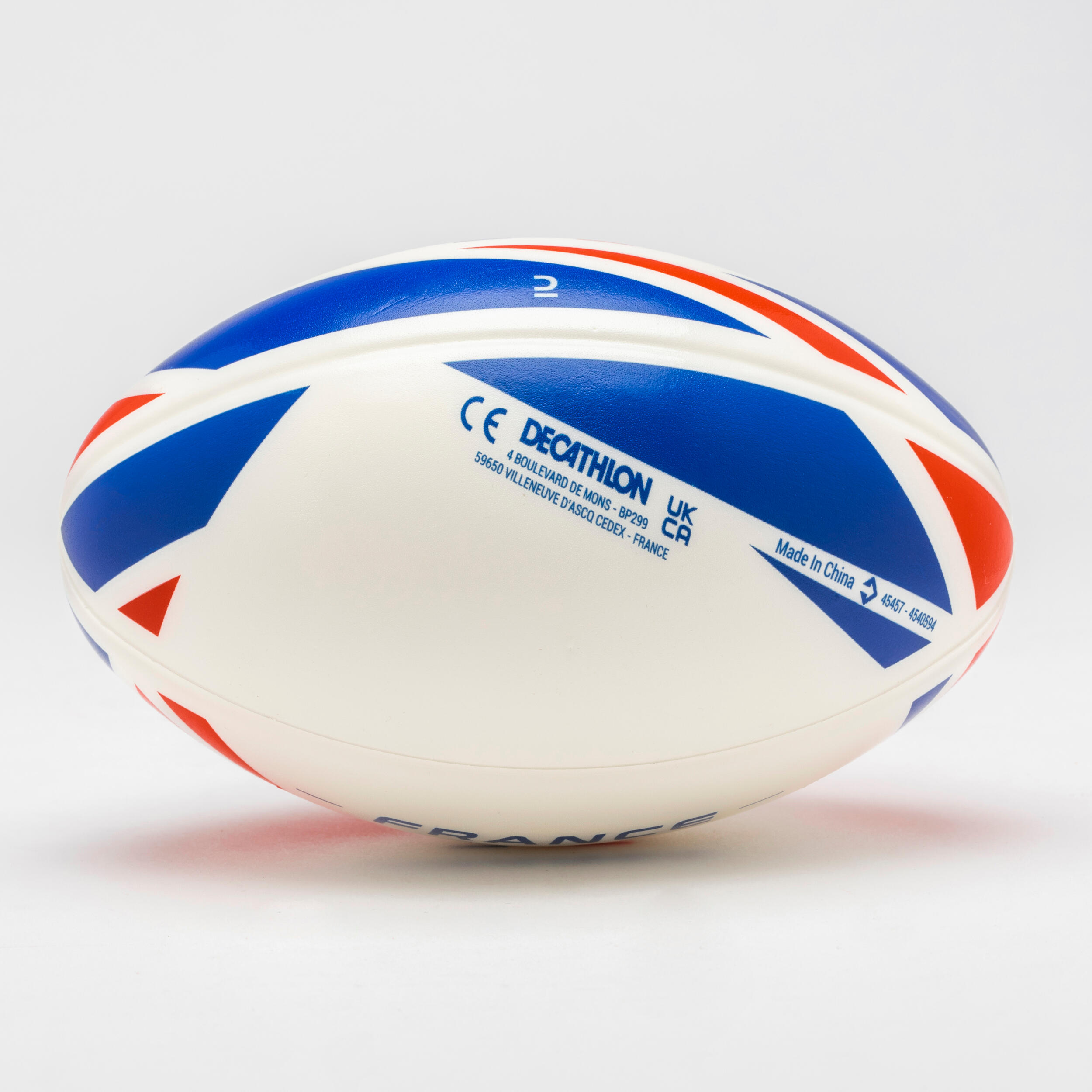 Mini Foam Rugby Ball FR France Size 0 2/6