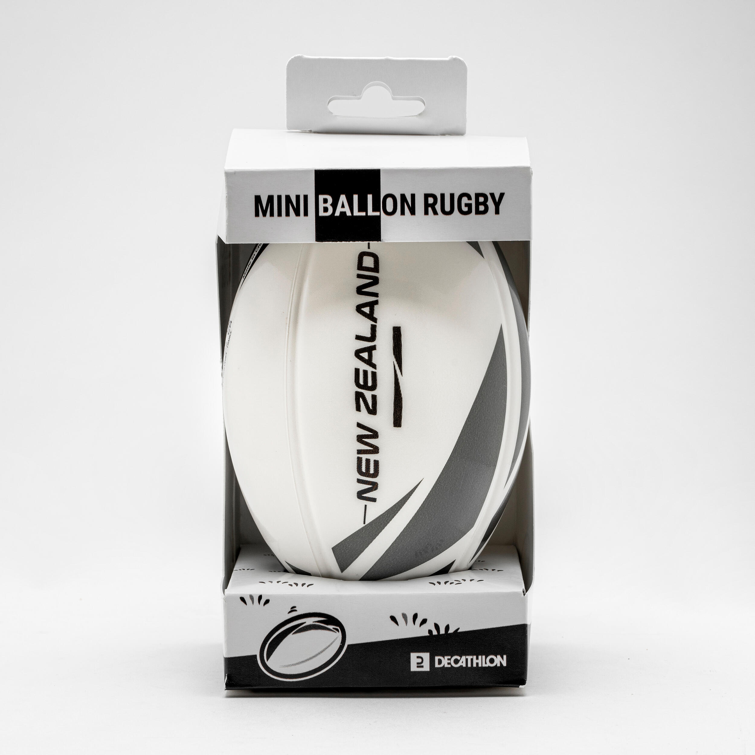 Mini Foam Rugby Ball WRC2023 New Zealand Size 0 OFFLOAD Decathlon