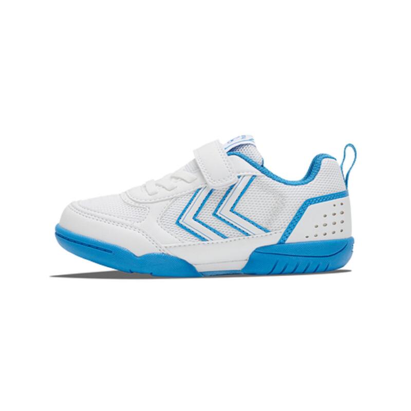 Chaussures de handball Enfant - HUMMEL AEROTEAM blanc bleu