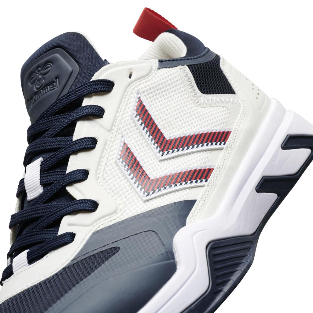 Damen/Herren Handball Hallenschuhe - Uruz weiss/schwarz 