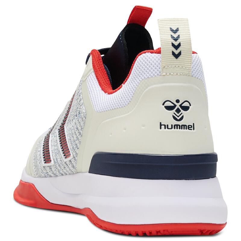 Chaussures de handball Homme/Femme - HUMMEL DAGAZ blanc rouge